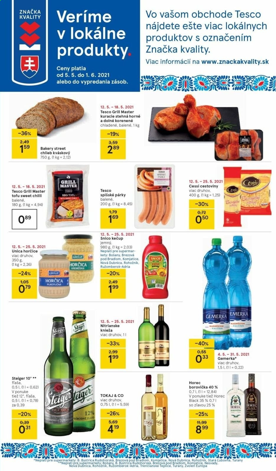 Leták TESCO supermarket - 12.5.2021 - 18.5.2021. Strana 3