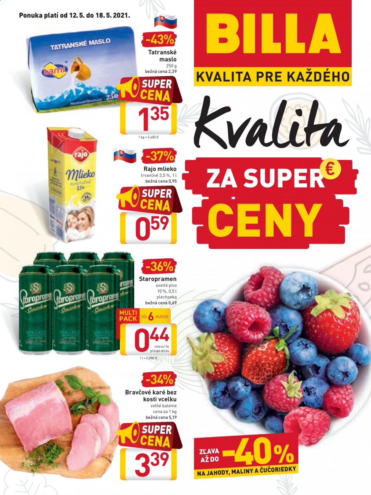 Leták Billa - 12.5.2021 - 18.5.2021. Strana 1