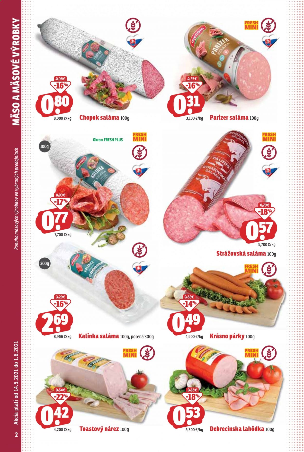 Leták FRESH - 14.5.2021 - 1.6.2021. Strana 2