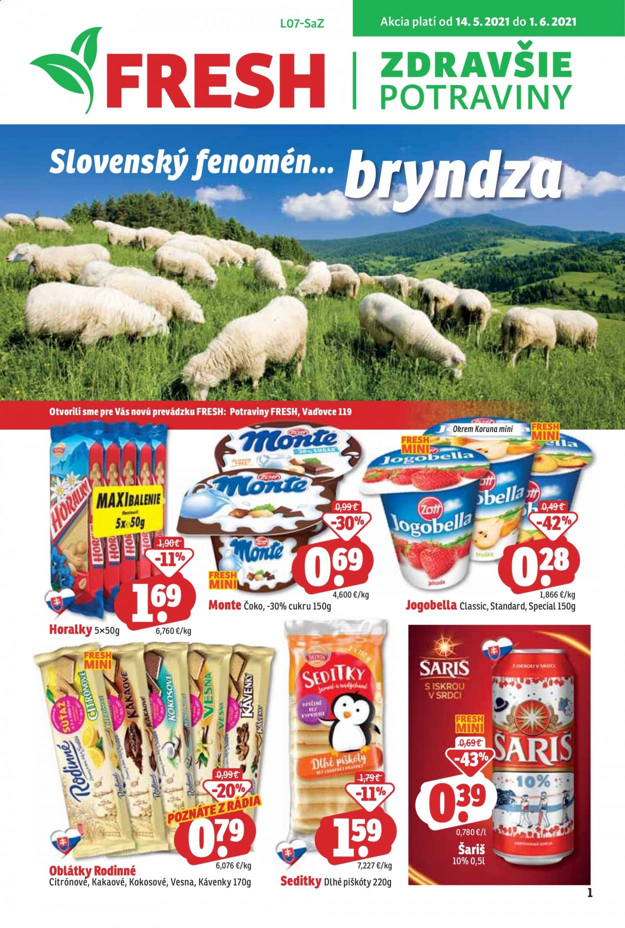 Leták FRESH - 14.5.2021 - 1.6.2021. Strana 1
