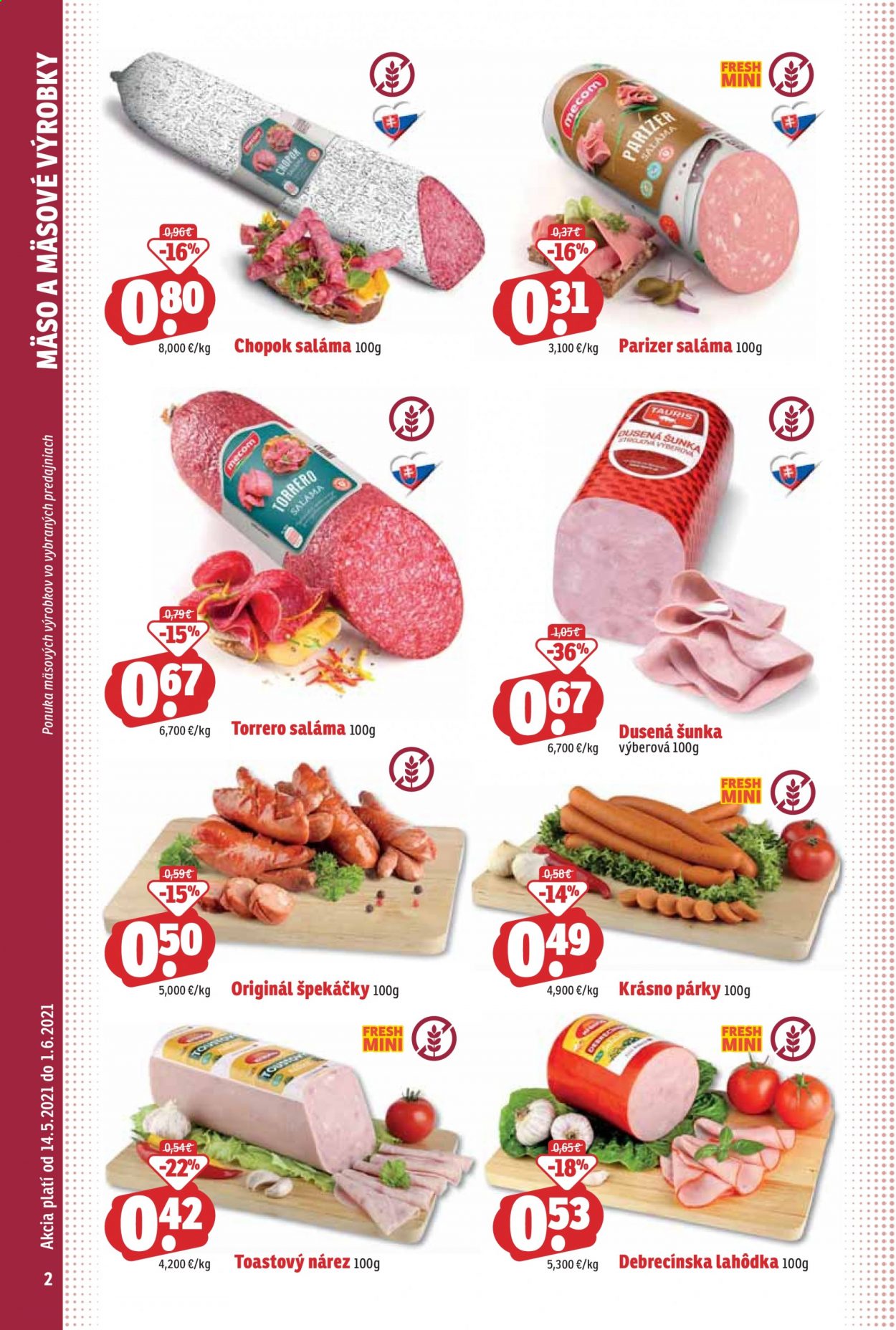 Leták FRESH - 14.5.2021 - 1.6.2021. Strana 2