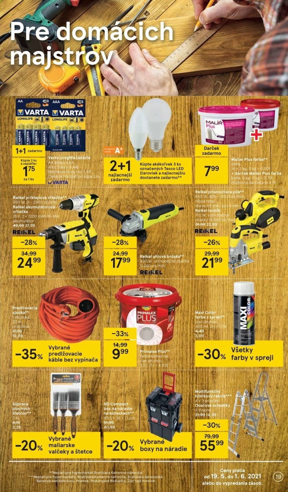 Leták TESCO - 19.5.2021 - 25.5.2021. Strana 19