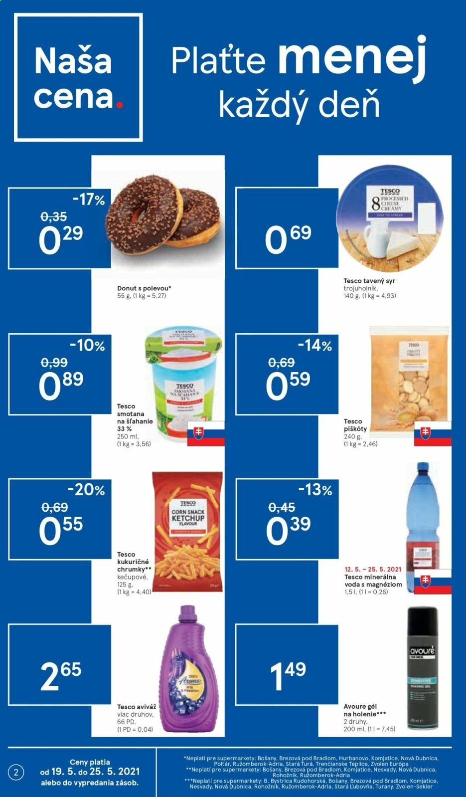 Leták TESCO supermarket - 19.5.2021 - 25.5.2021. Strana 2