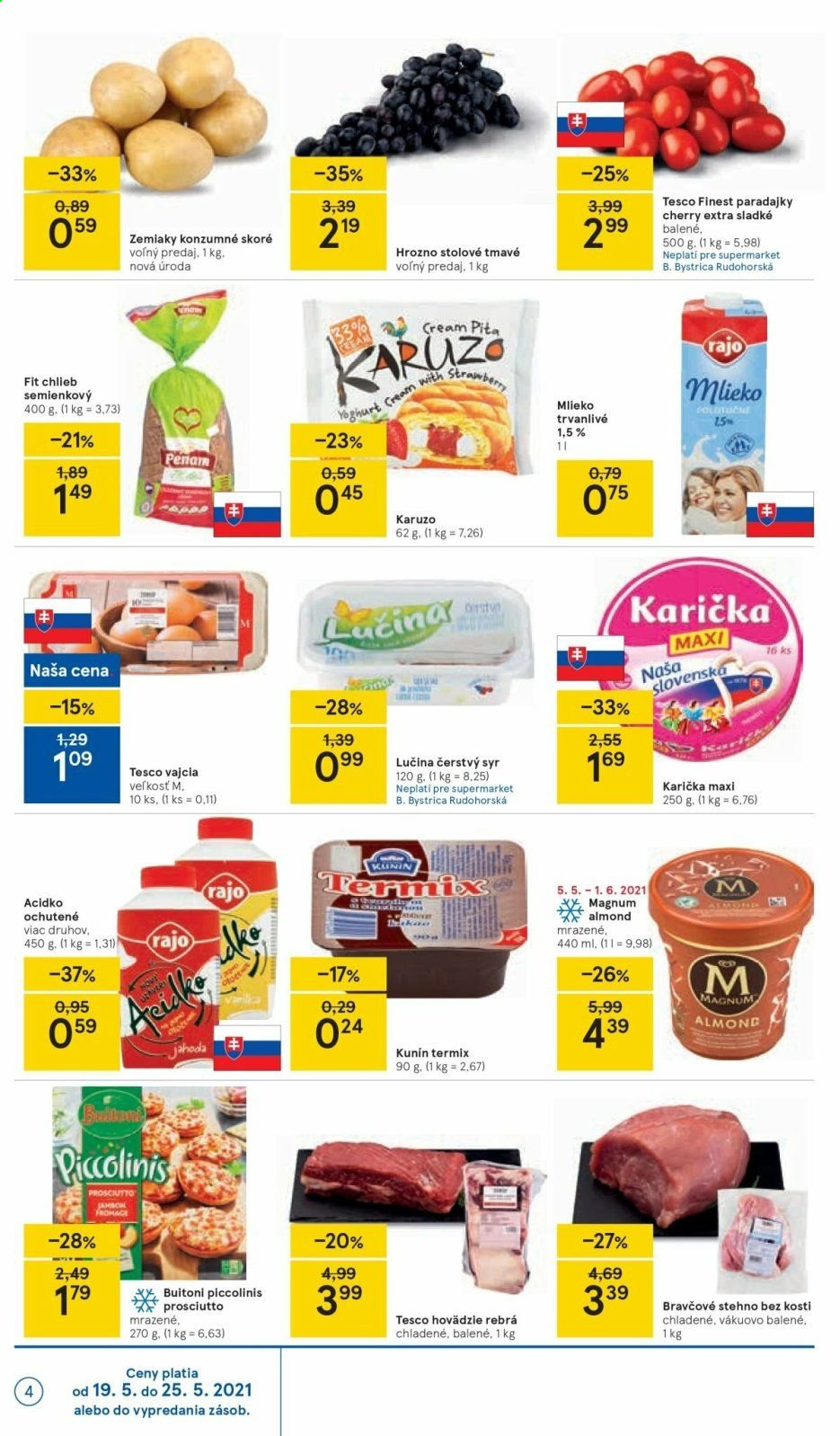 Leták TESCO supermarket - 19.5.2021 - 25.5.2021. Strana 4