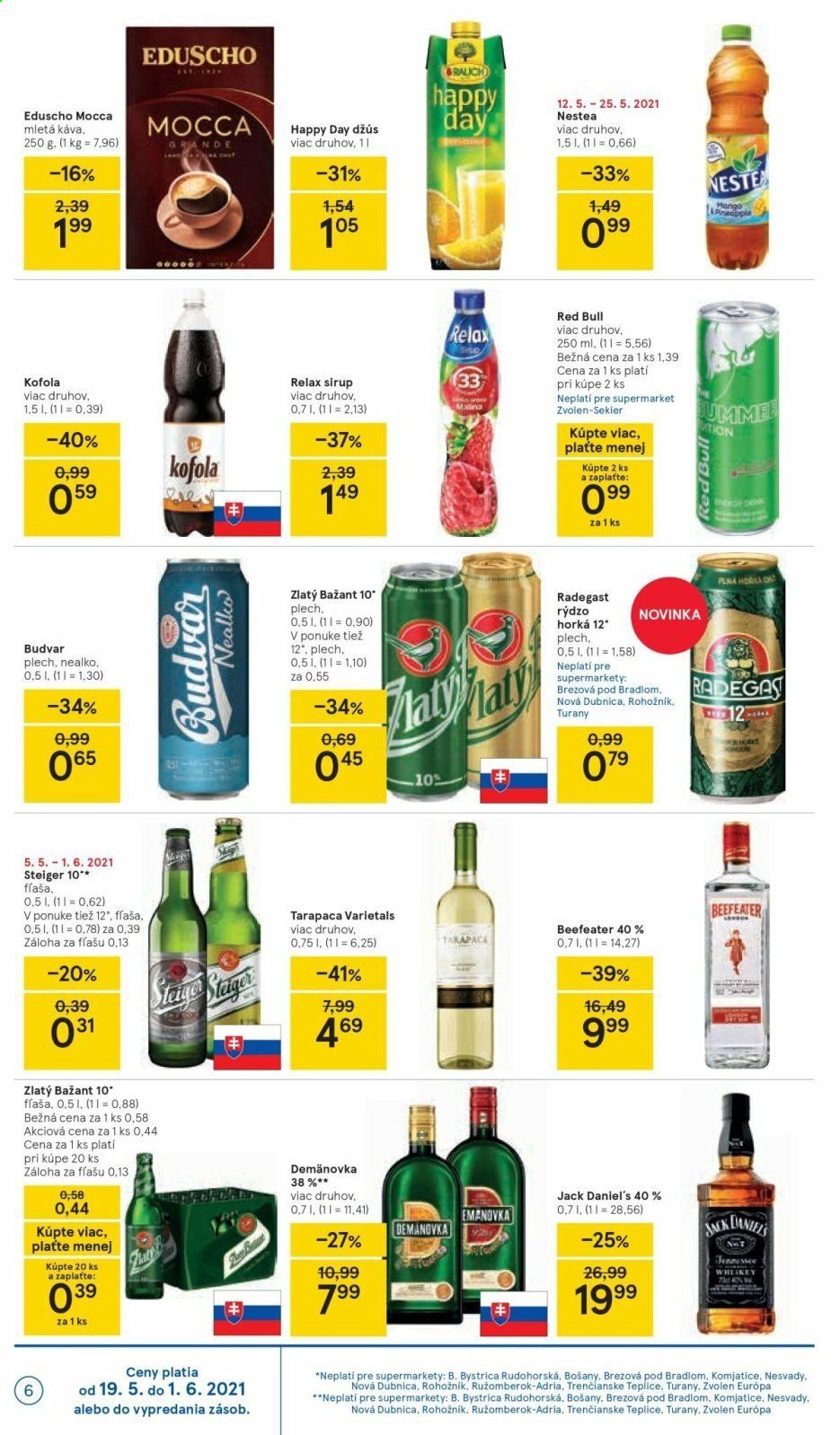 Leták TESCO supermarket - 19.5.2021 - 25.5.2021. Strana 6