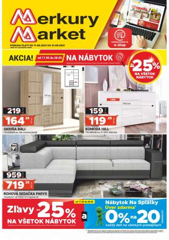 Leták Merkury Market - 17.5.2021 - 31.5.2021.