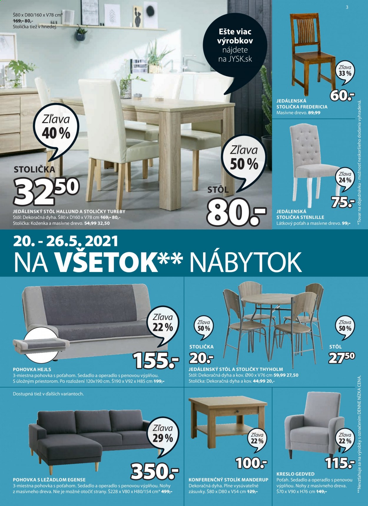 Leták JYSK - 20.5.2021 - 2.6.2021. Strana 3