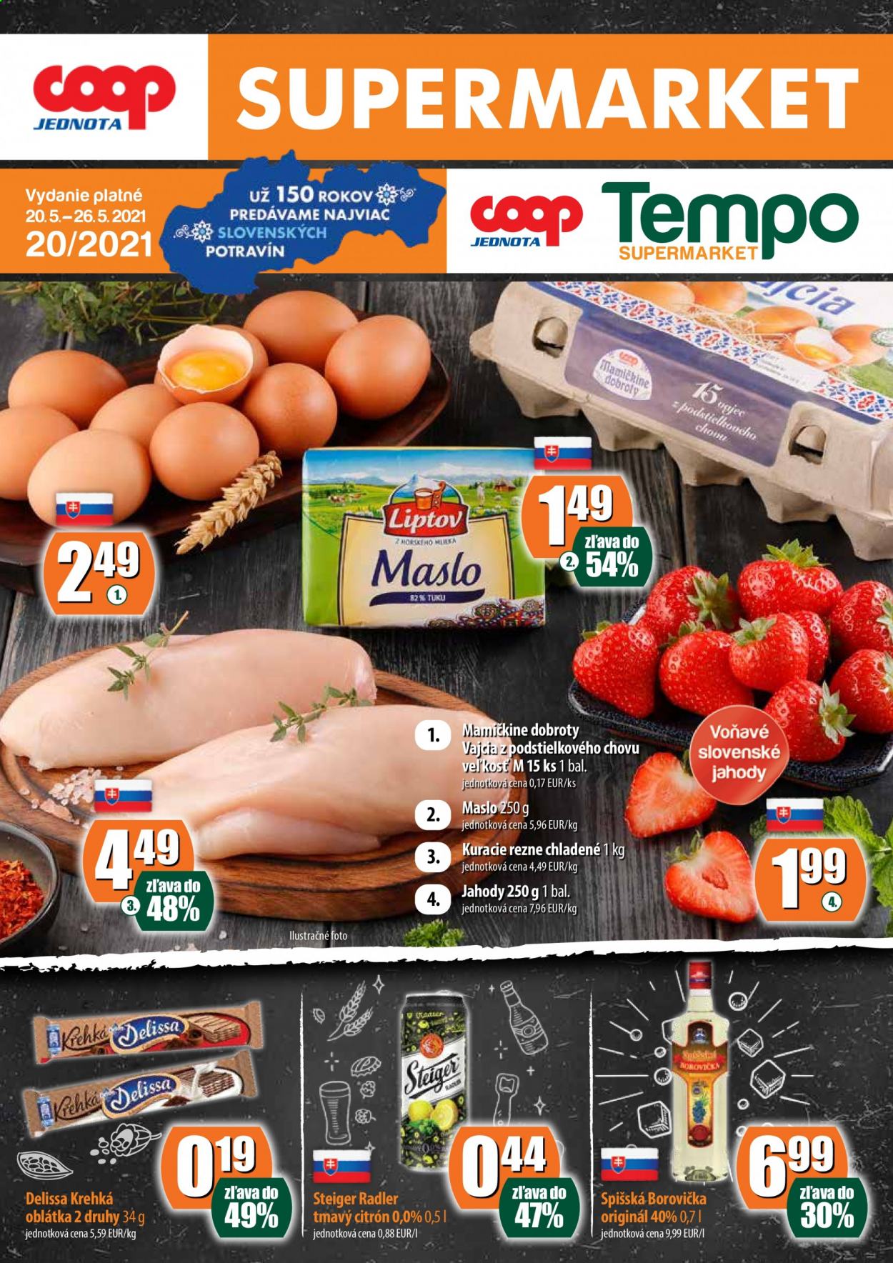 Leták COOP Jednota - 20.5.2021 - 26.5.2021. Strana 1