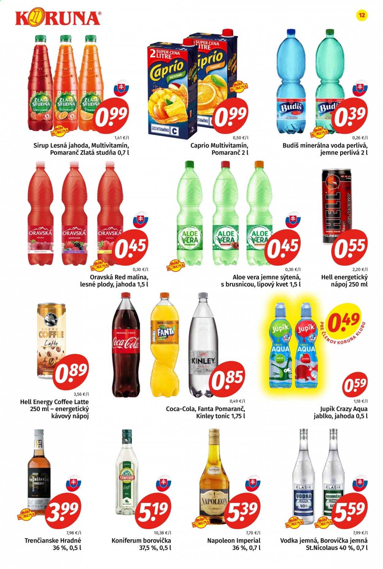 Leták Potraviny KORUNA - 21.5.2021 - 2.6.2021. Strana 12