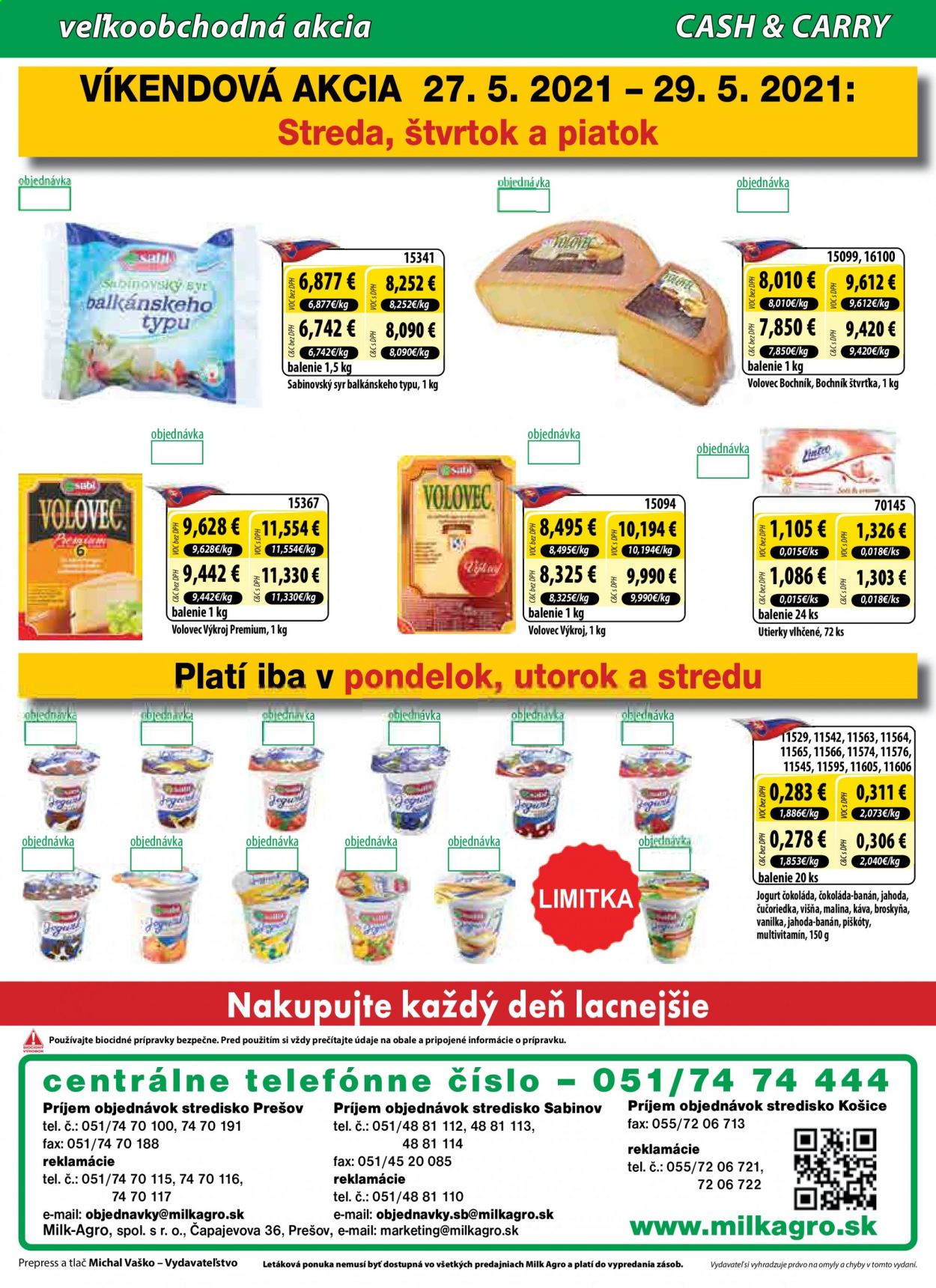 Leták Milk AGRO - 26.5.2021 - 1.6.2021. Strana 8