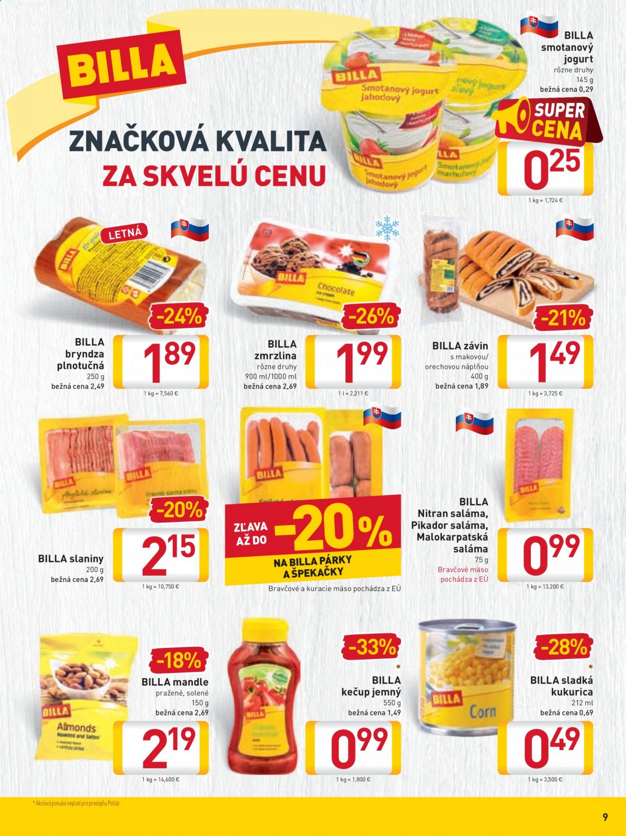 Leták Billa - 26.5.2021 - 1.6.2021. Strana 9