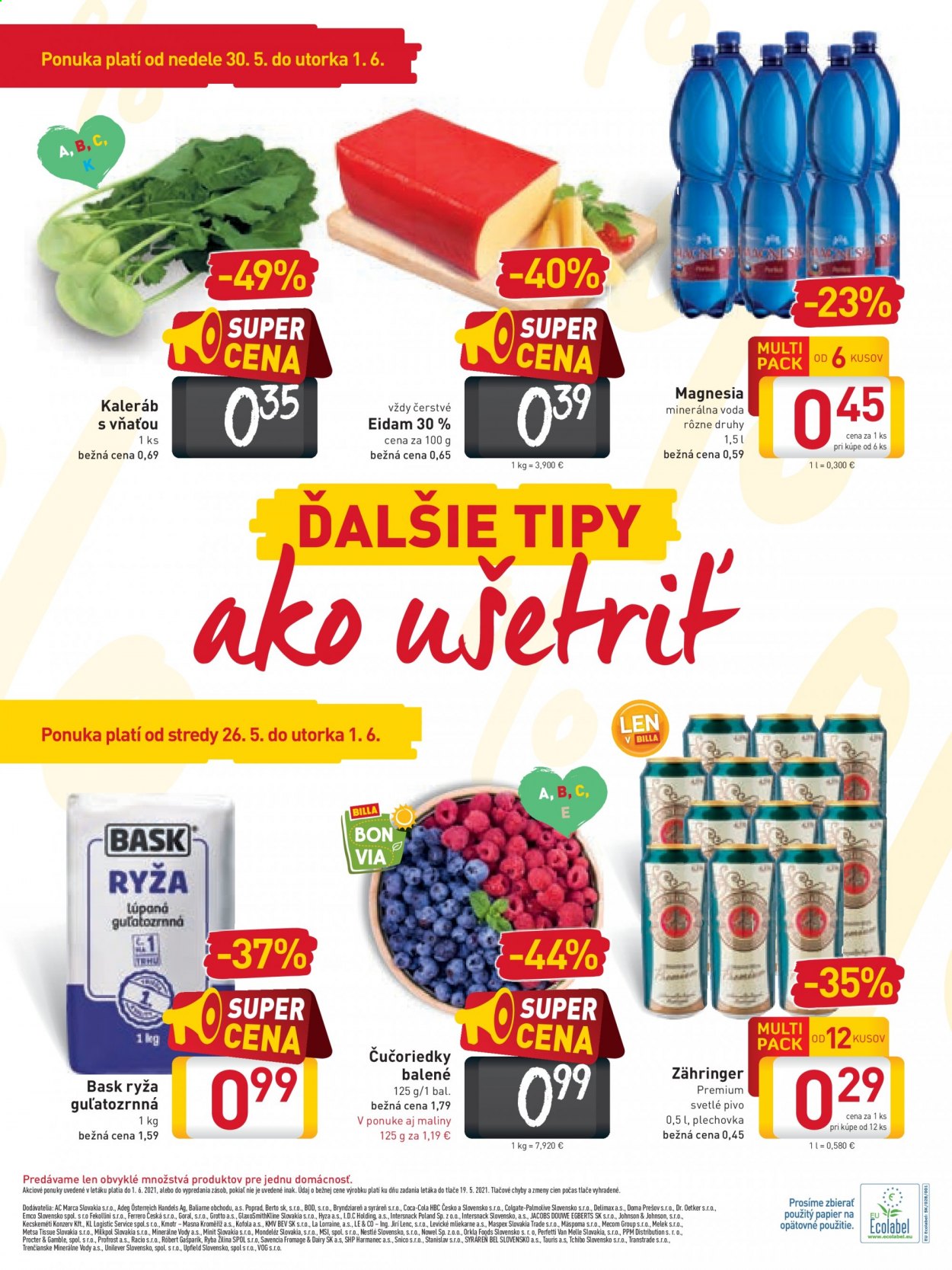 Leták Billa - 26.5.2021 - 1.6.2021. Strana 16