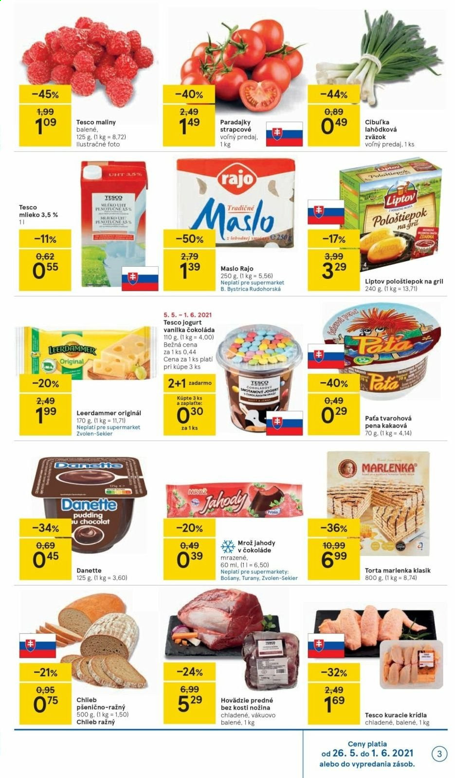 Leták TESCO supermarket - 26.5.2021 - 1.6.2021. Strana 3