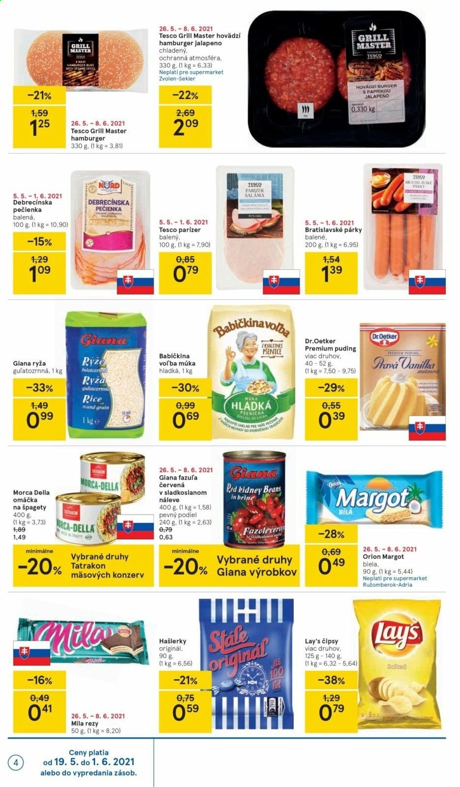 Leták TESCO supermarket - 26.5.2021 - 1.6.2021. Strana 4