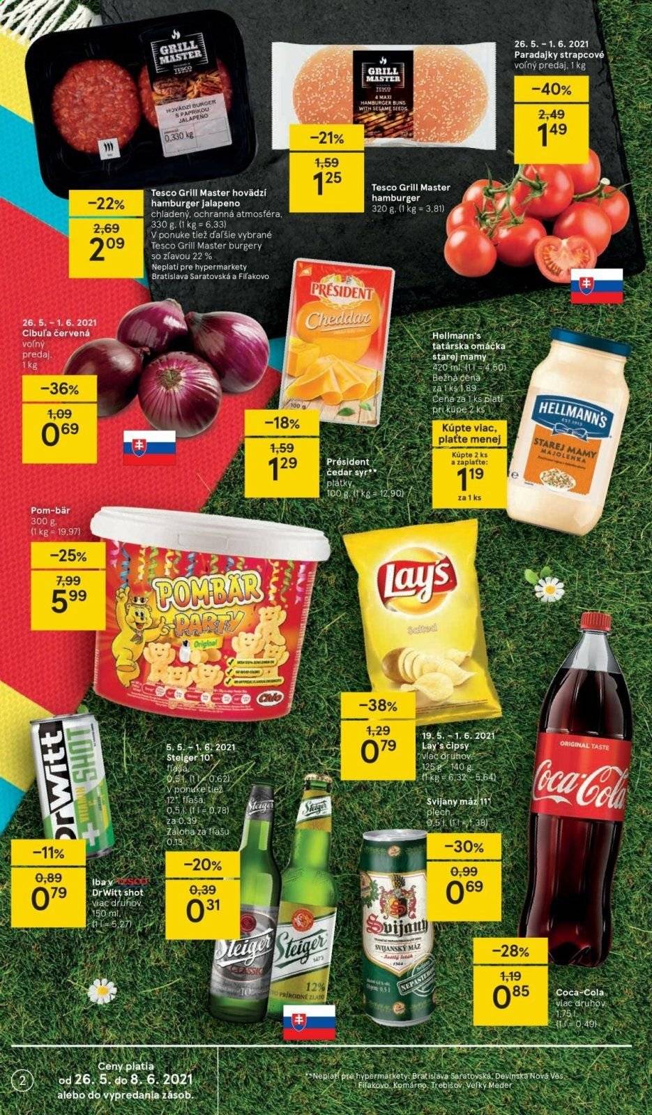 Leták TESCO - 26.5.2021 - 1.6.2021. Strana 2
