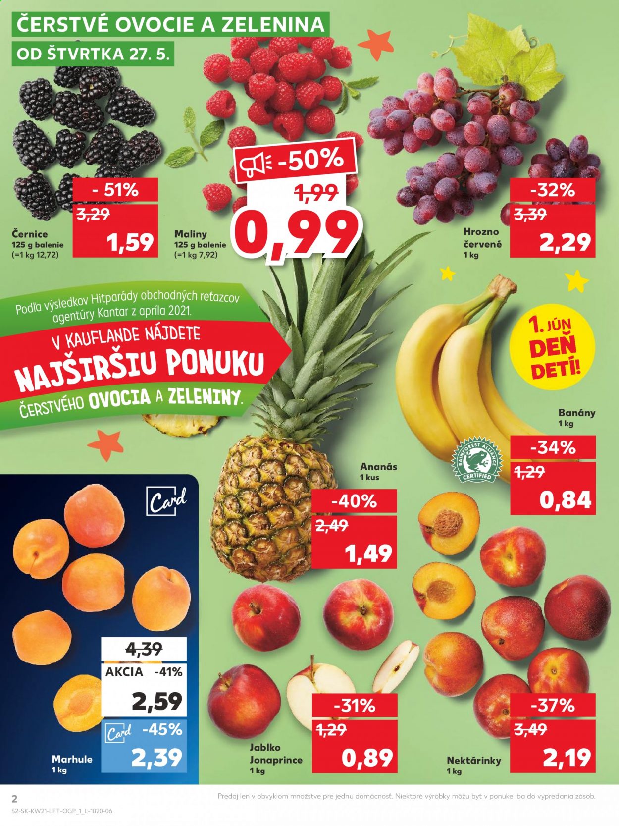 Leták Kaufland - 27.5.2021 - 2.6.2021. Strana 2
