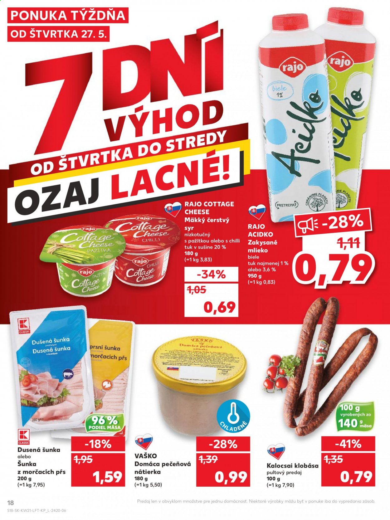 Leták Kaufland - 27.5.2021 - 2.6.2021. Strana 18