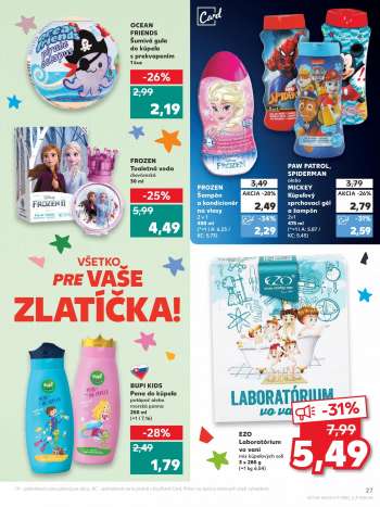 thumbnail - FROZEN Šampón a kondicionér na vlasy 2 v 1 400 ml (*=1 l A: 6,23 / KC: 5,73)