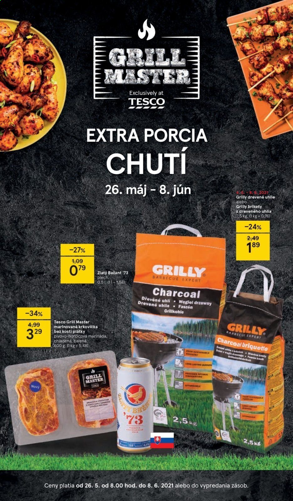 Leták TESCO - 26.5.2021 - 8.6.2021. Strana 1