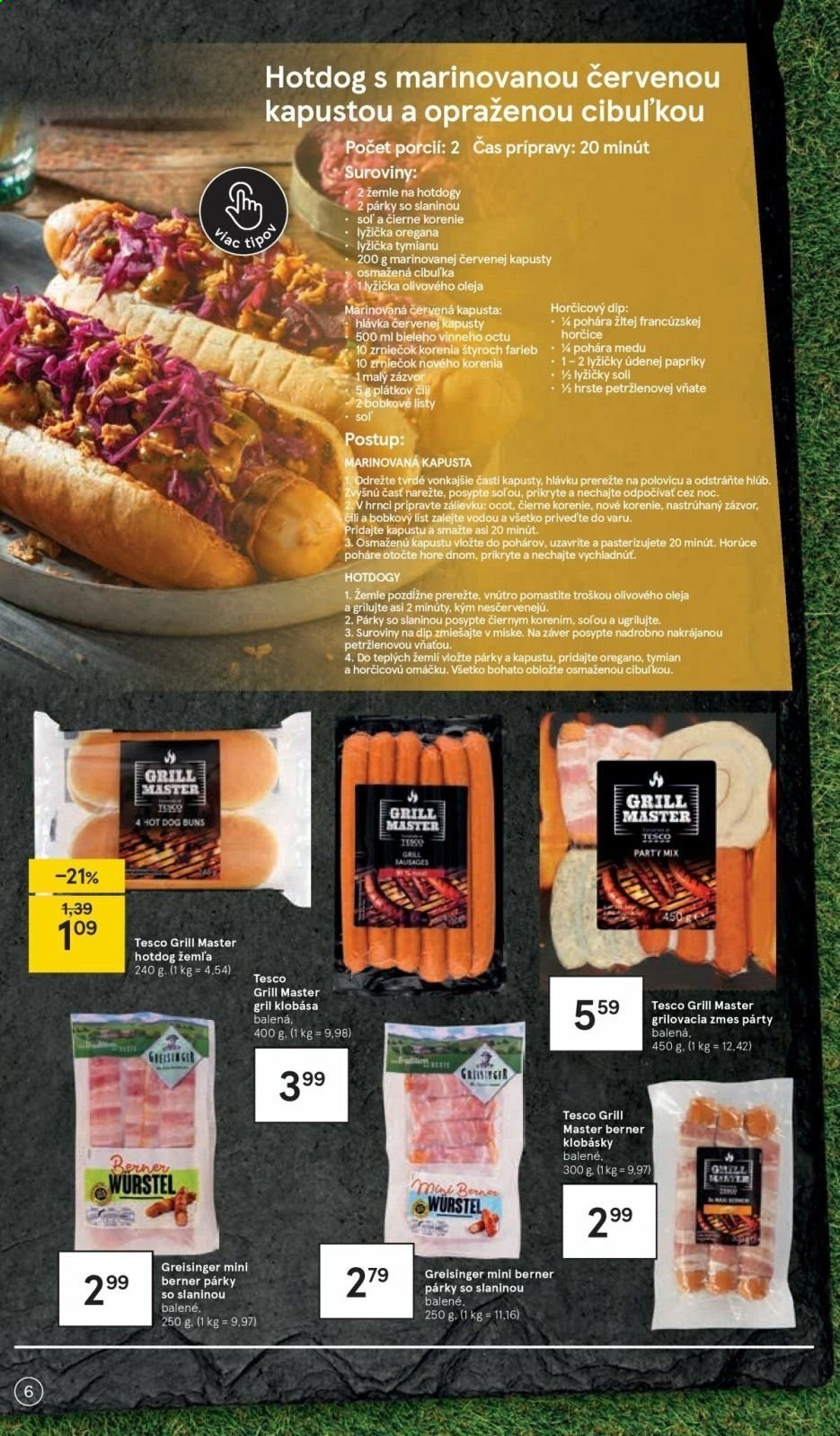 Leták TESCO - 26.5.2021 - 8.6.2021. Strana 6