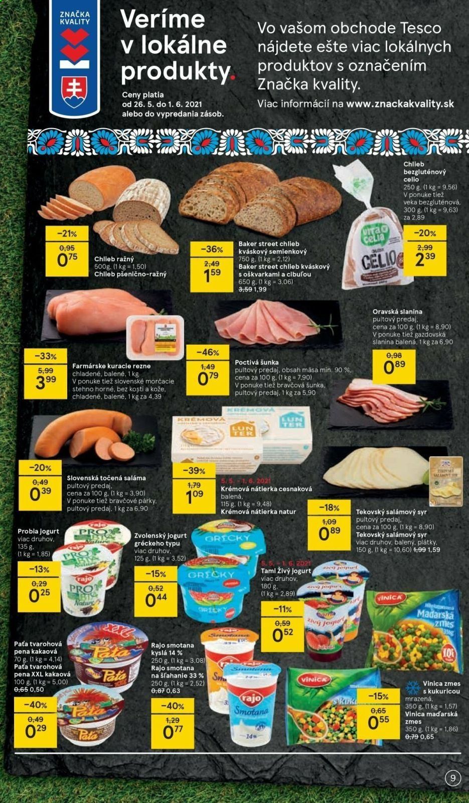 Leták TESCO - 26.5.2021 - 8.6.2021. Strana 9