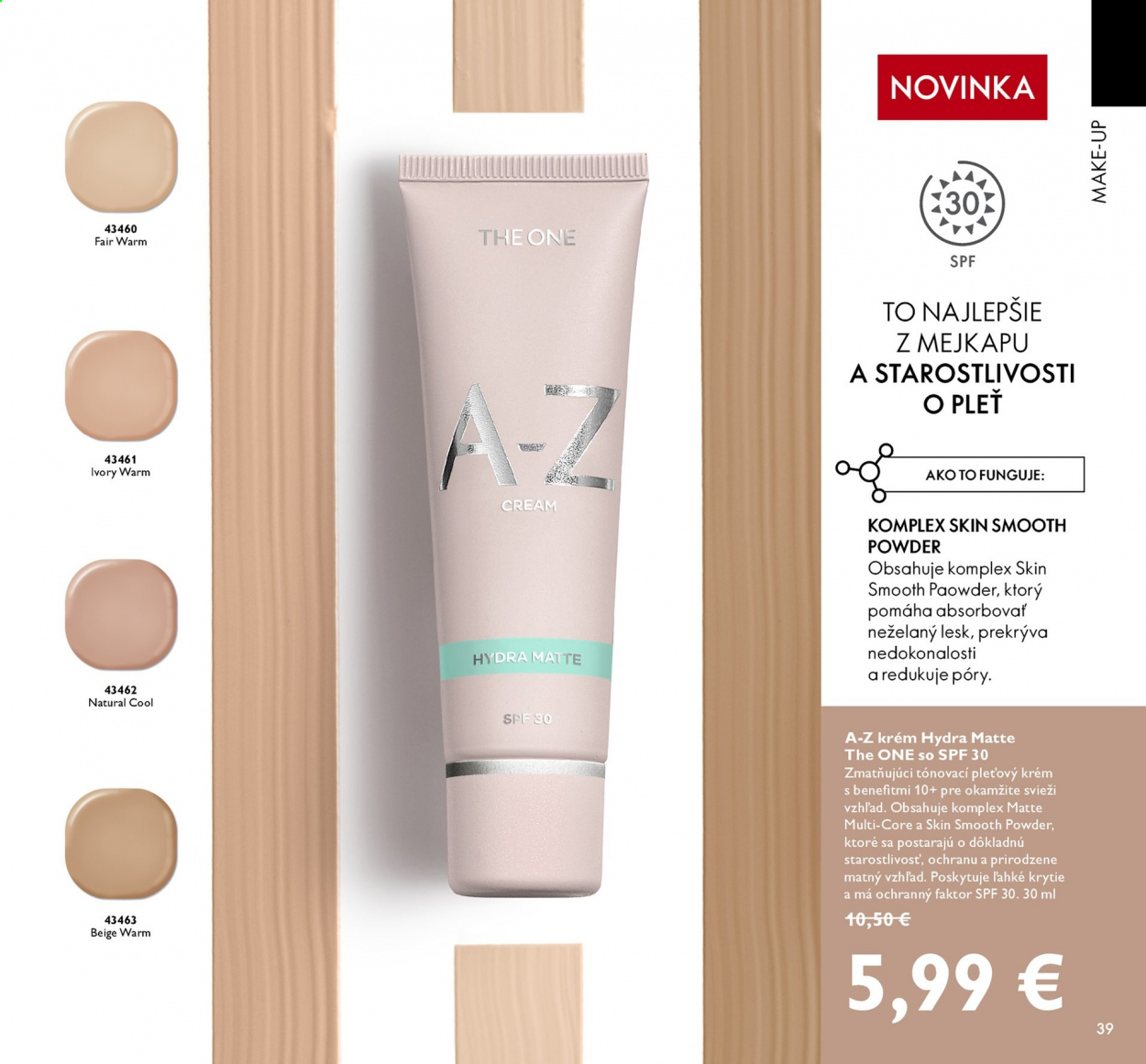 Leták Oriflame - 25.5.2021 - 14.6.2021. Strana 39