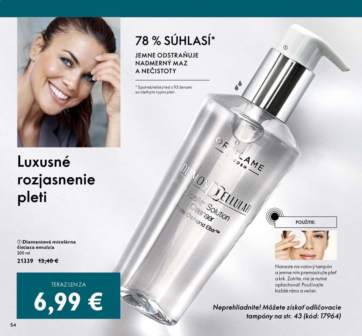 Leták Oriflame - 25.5.2021 - 14.6.2021. Strana 54
