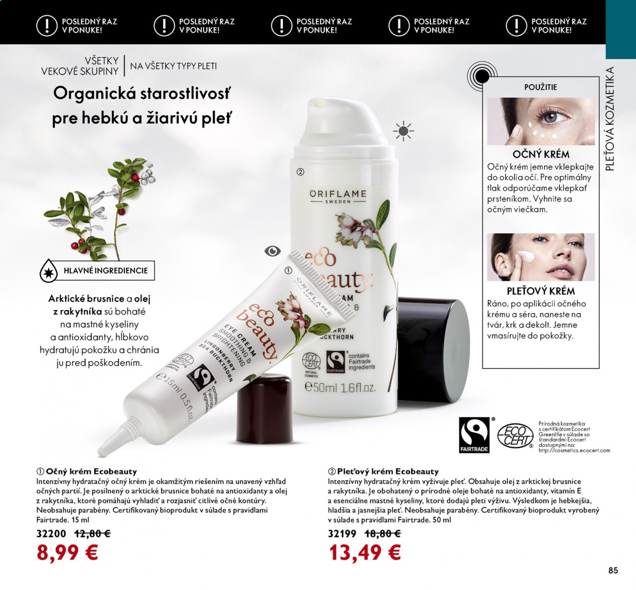 Leták Oriflame - 25.5.2021 - 14.6.2021. Strana 85