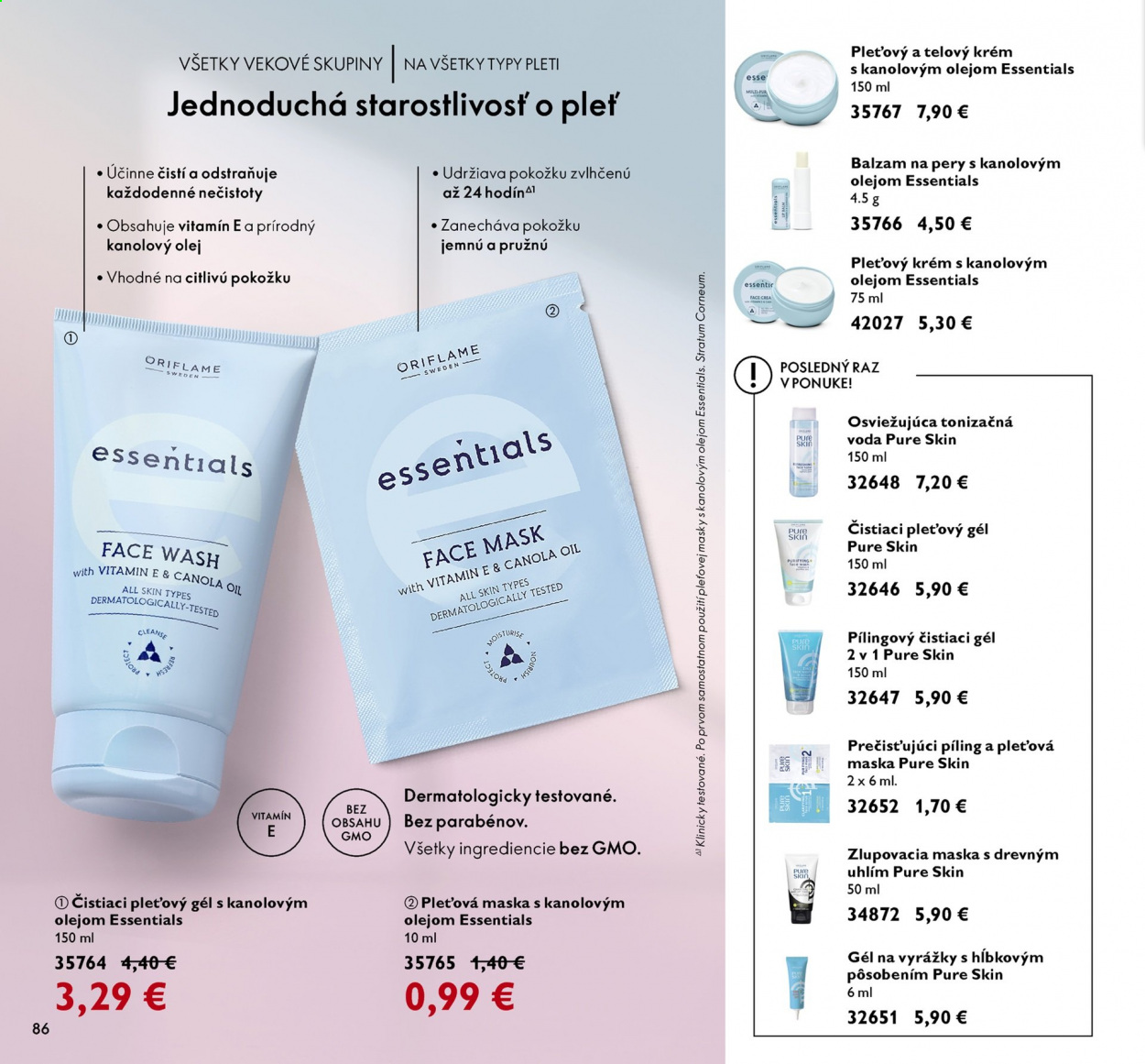 Leták Oriflame - 25.5.2021 - 14.6.2021. Strana 86