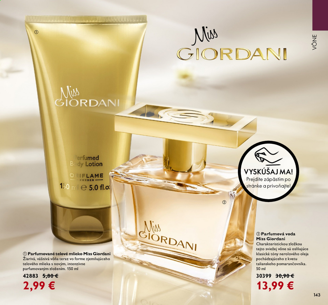 Leták Oriflame - 25.5.2021 - 14.6.2021. Strana 143