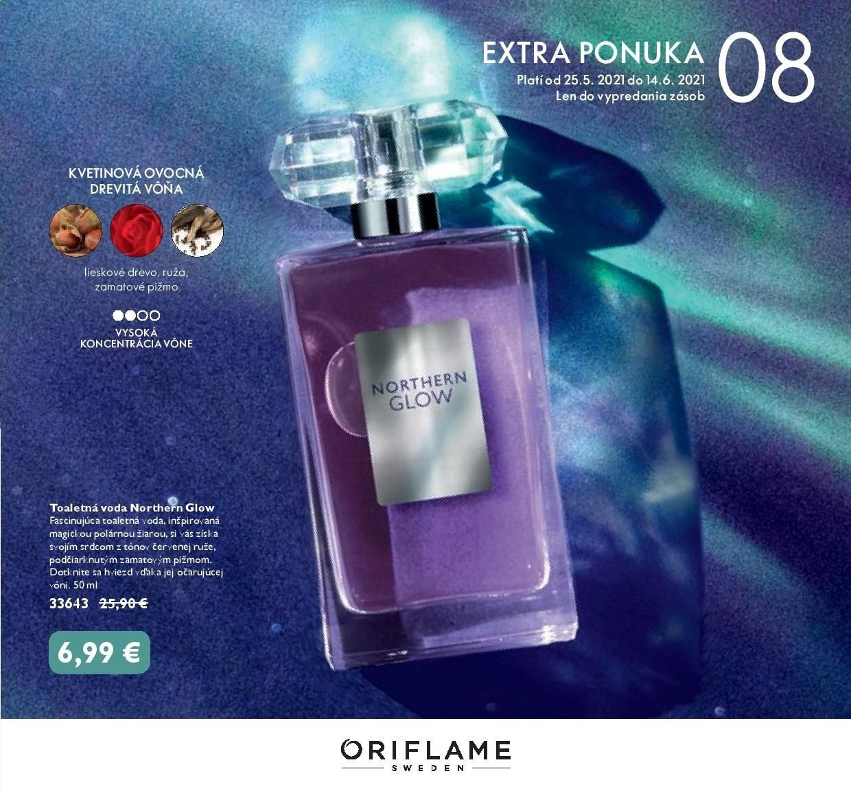 thumbnail - Leták Oriflame - 25.5.2021 - 14.6.2021 - Produkty v akcii - Oriflame, toaletná voda, vôňa. Strana 1.