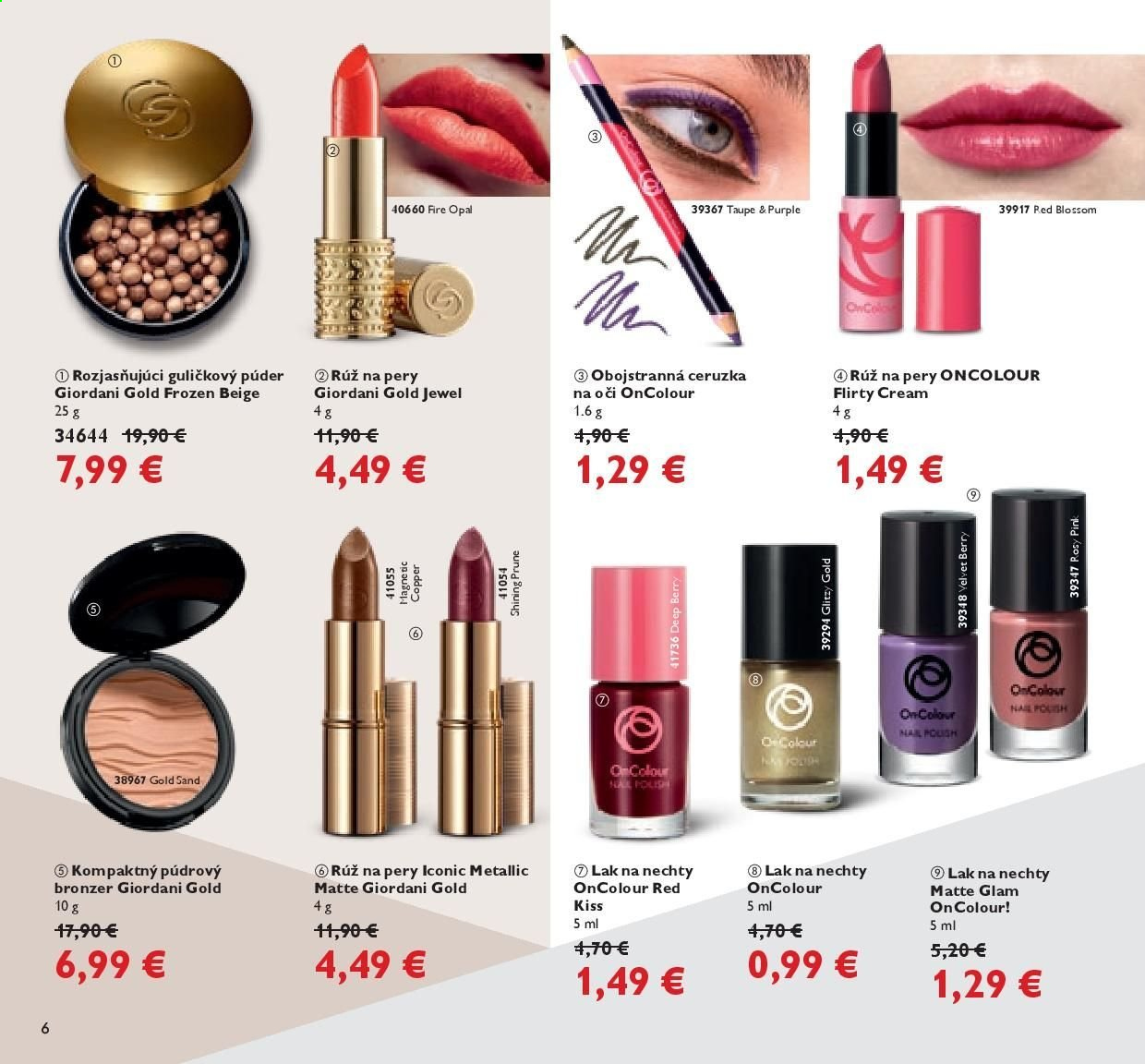 Leták Oriflame - 25.5.2021 - 14.6.2021. Strana 6