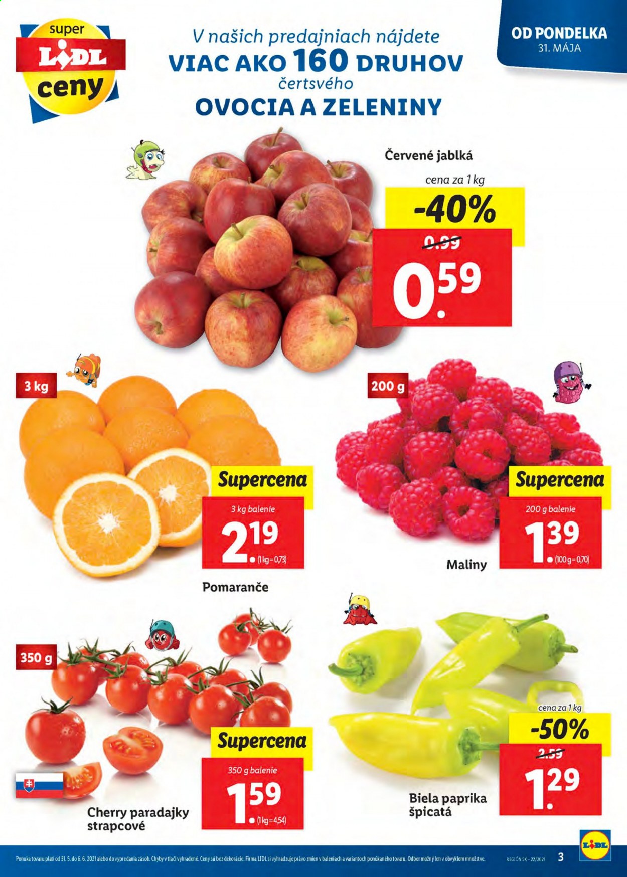Leták Lidl - 31.5.2021 - 6.6.2021. Strana 3
