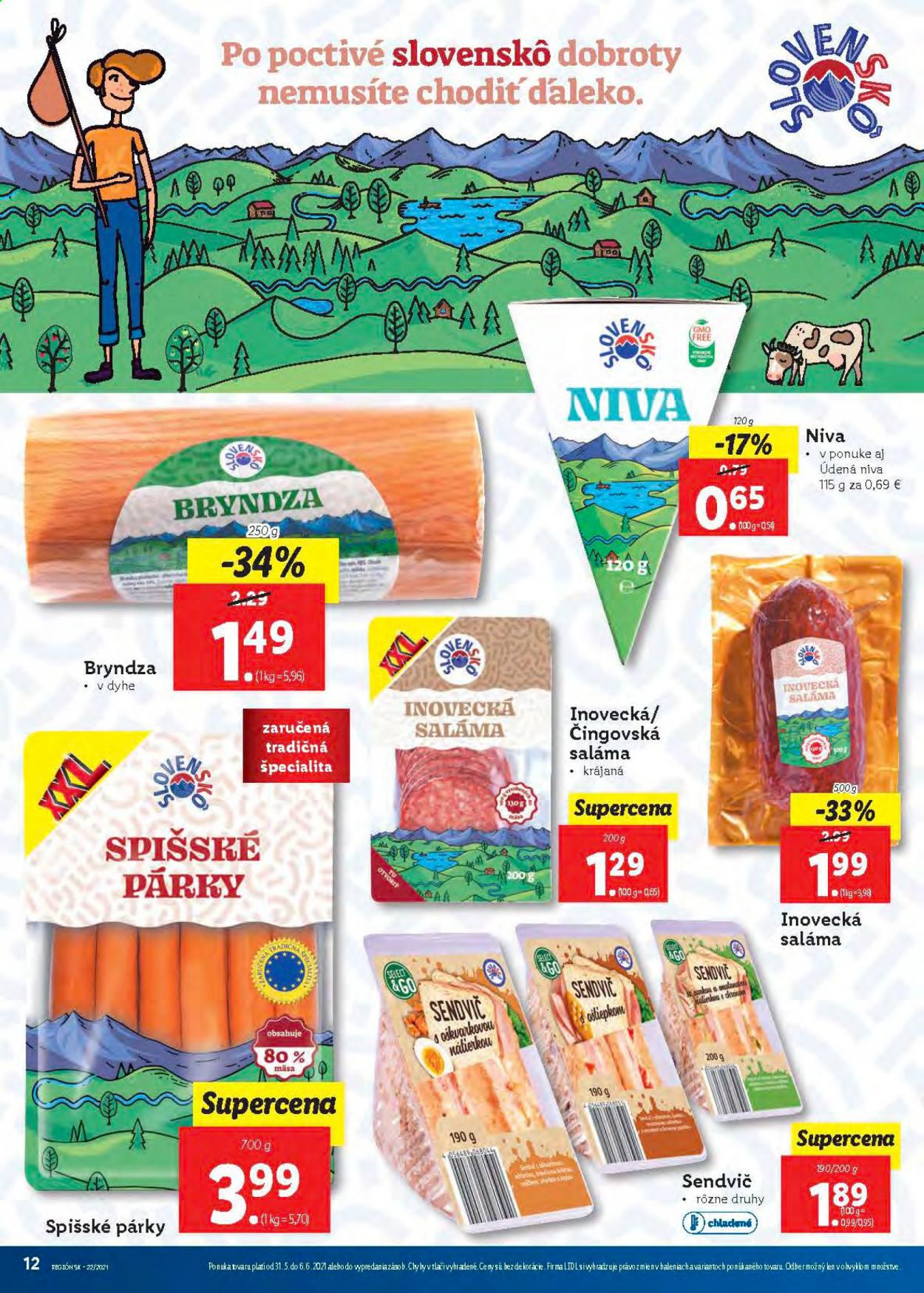 Leták Lidl - 31.5.2021 - 6.6.2021. Strana 12