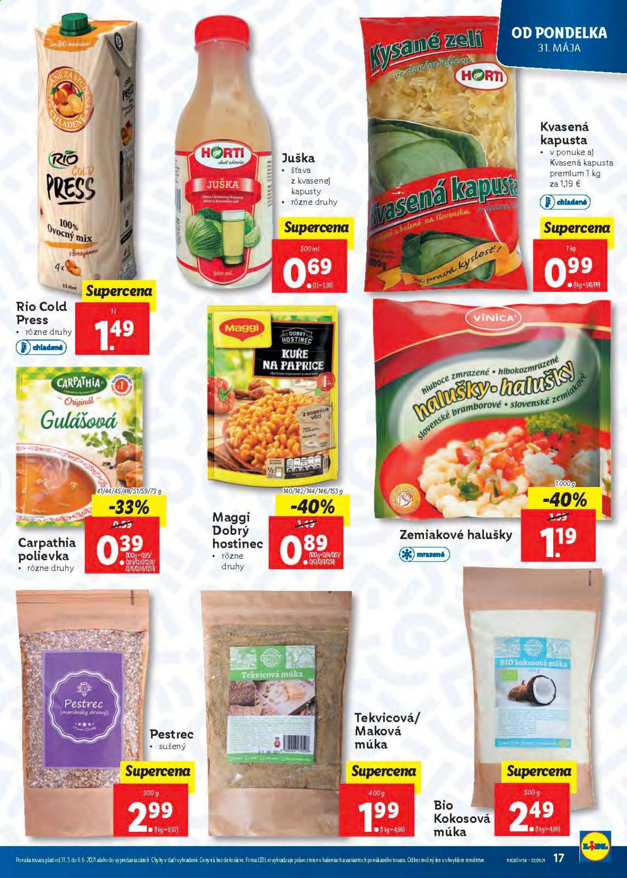 Leták Lidl - 31.5.2021 - 6.6.2021. Strana 17