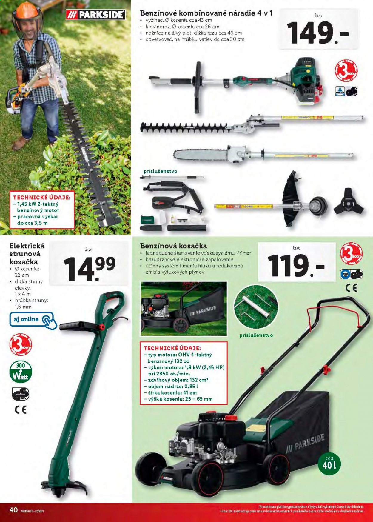 Leták Lidl - 31.5.2021 - 6.6.2021. Strana 40