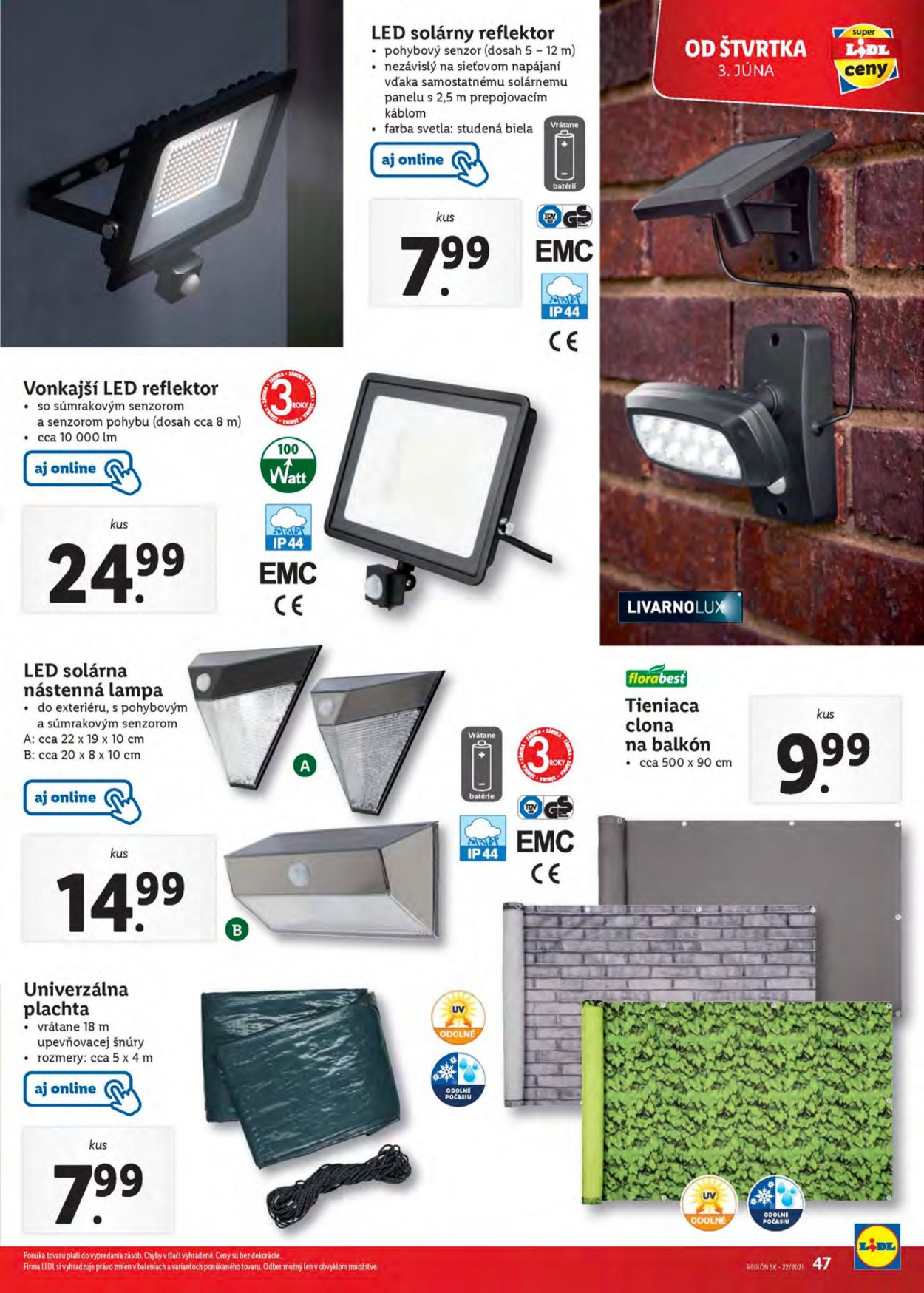 Leták Lidl - 31.5.2021 - 6.6.2021. Strana 47