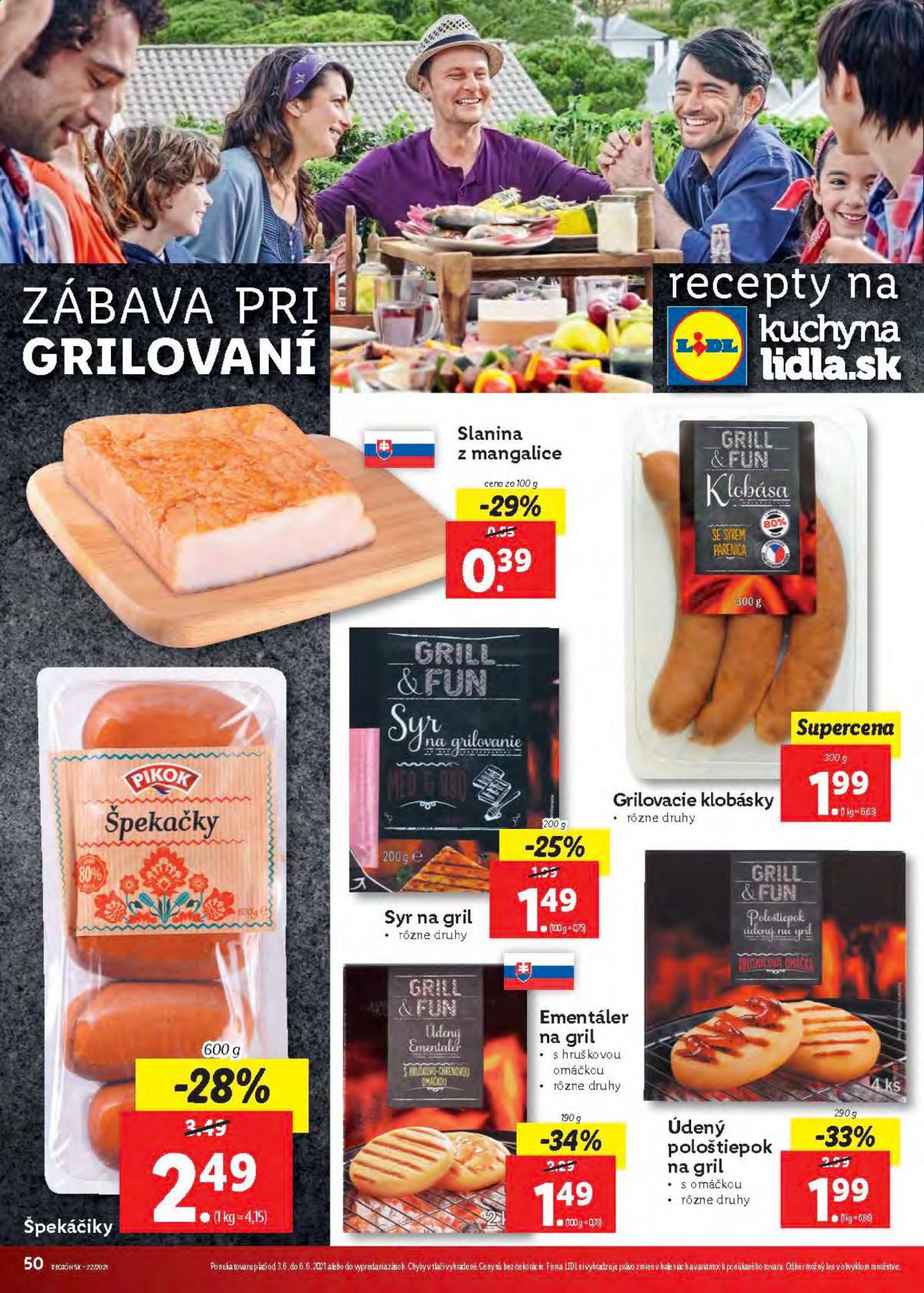 Leták Lidl - 31.5.2021 - 6.6.2021. Strana 50