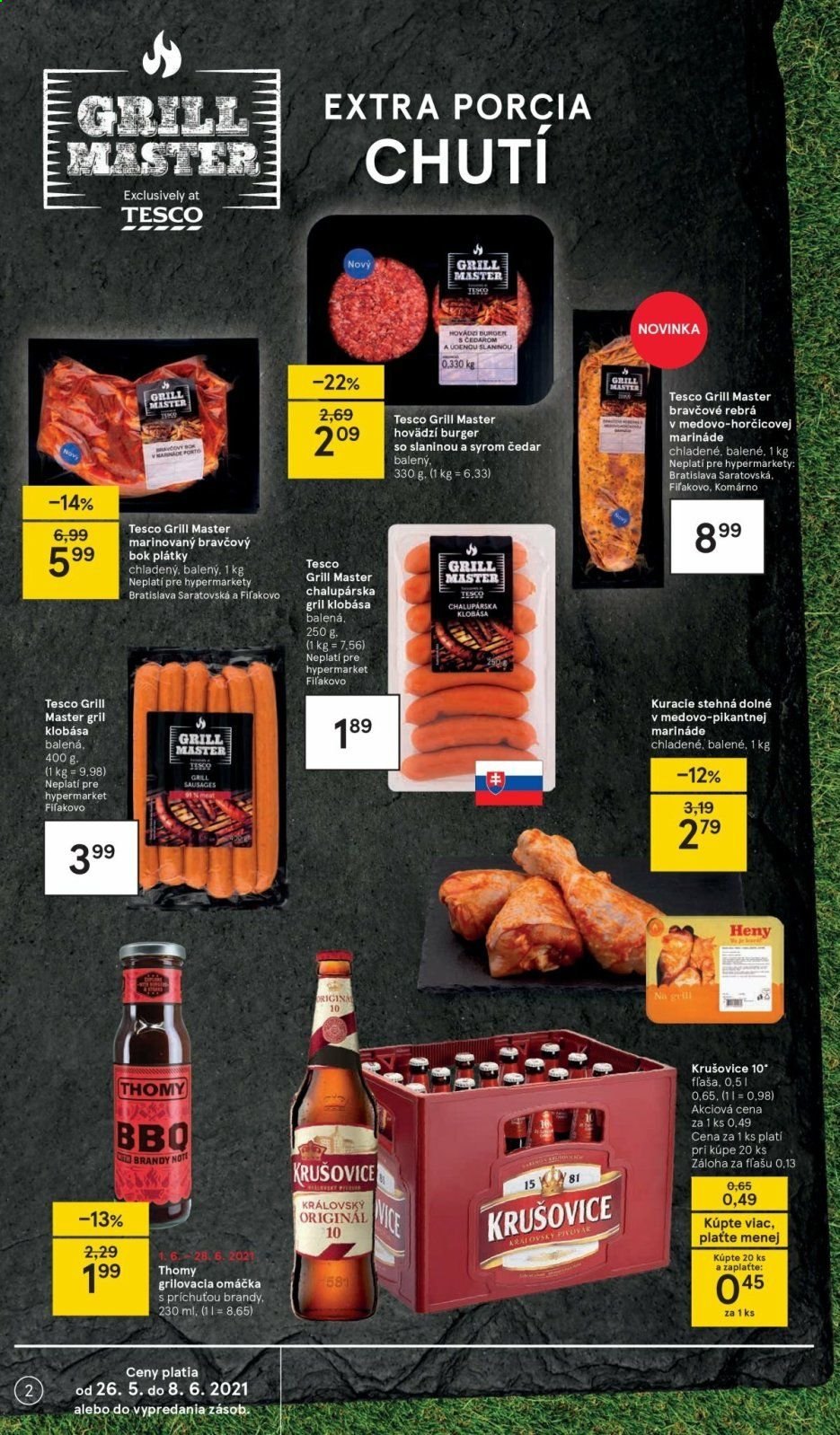 Leták TESCO - 2.6.2021 - 8.6.2021. Strana 2