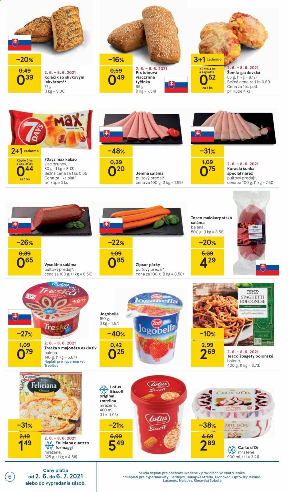 Leták TESCO - 2.6.2021 - 8.6.2021. Strana 6