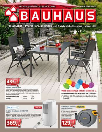 Leták Bauhaus - 31.5.2021 - 27.6.2021.