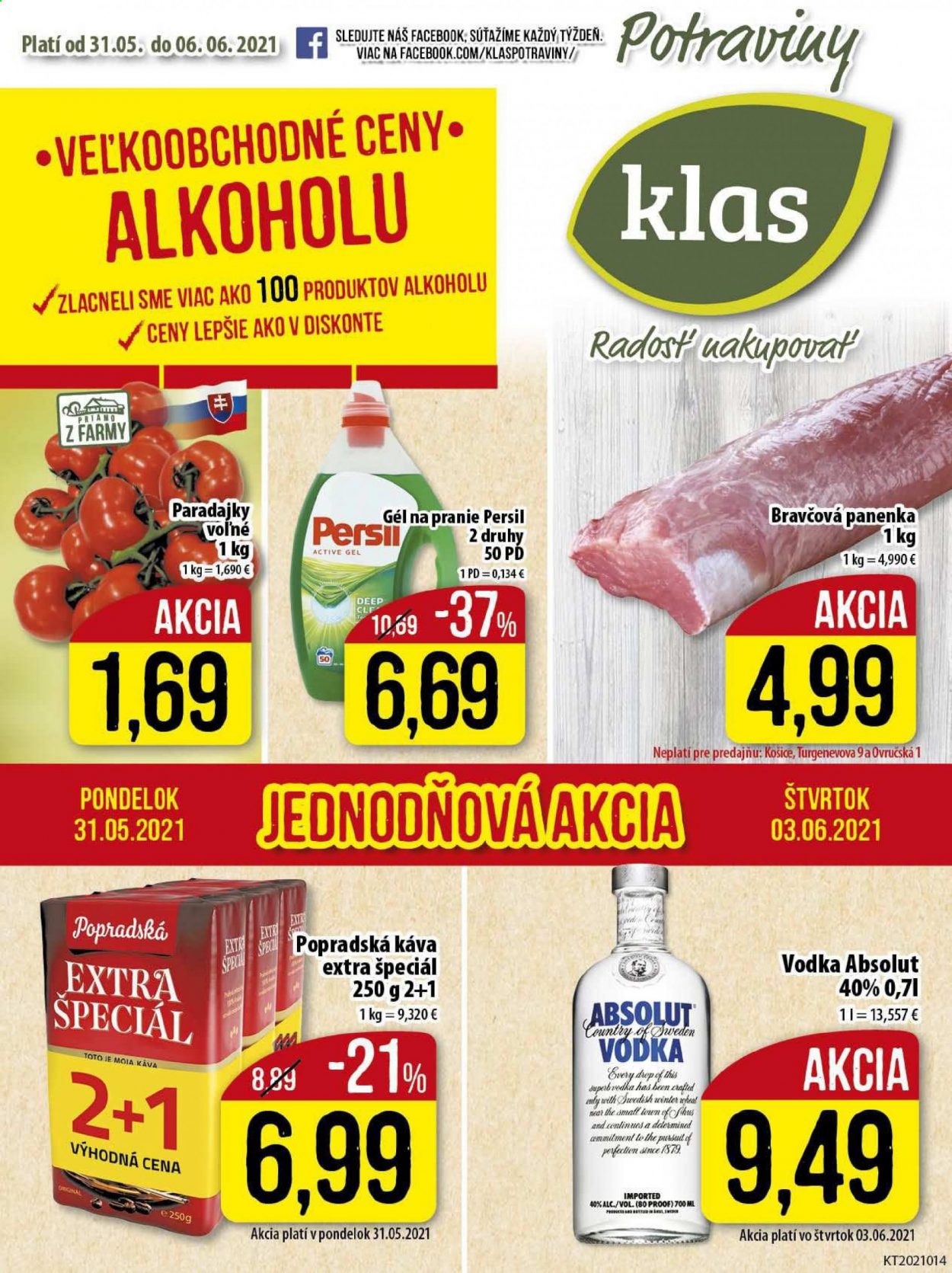 Leták Klas - 31.5.2021 - 6.6.2021. Strana 1
