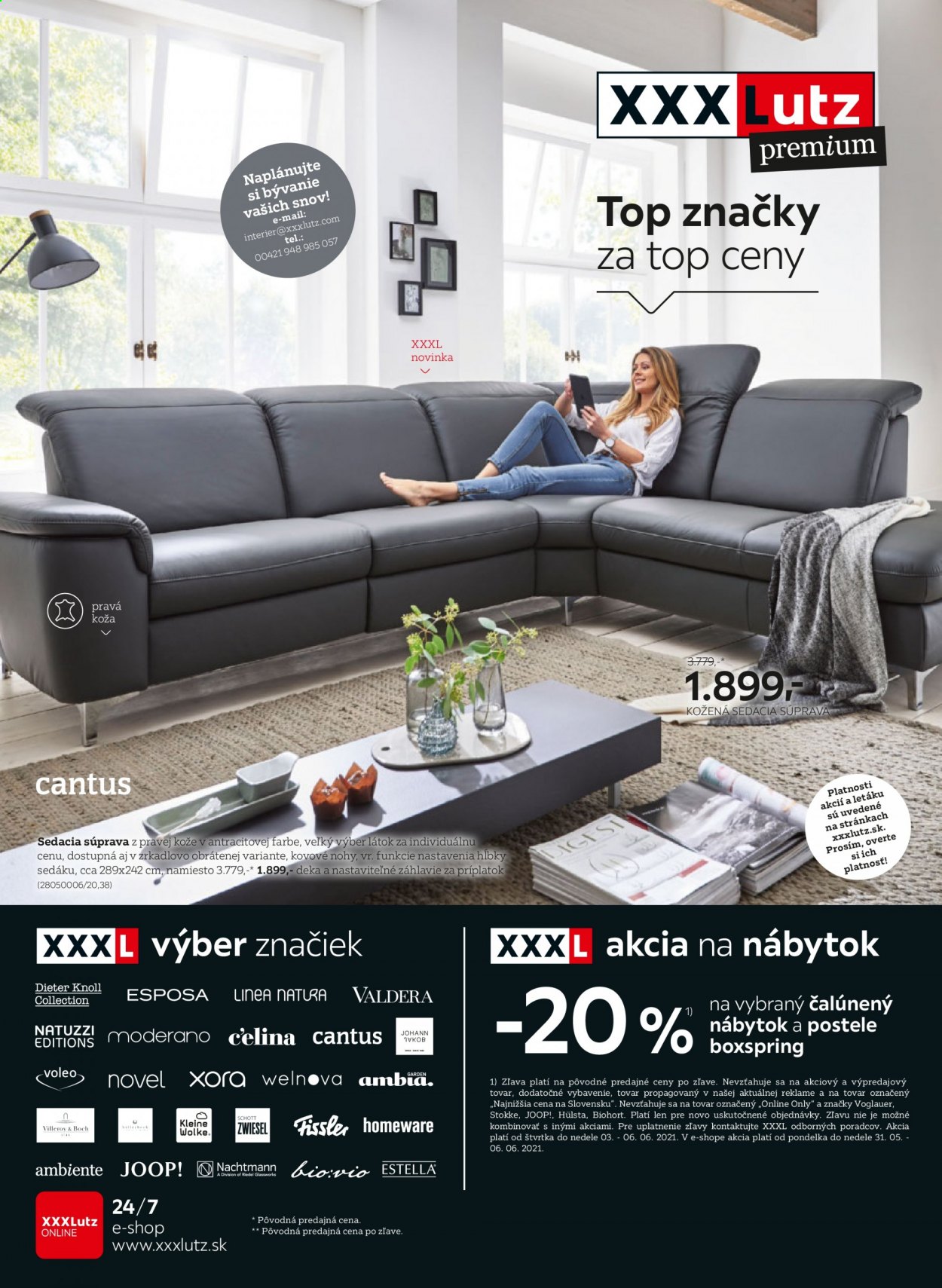 Leták XXXLutz - 31.5.2021 - 13.6.2021. Strana 1