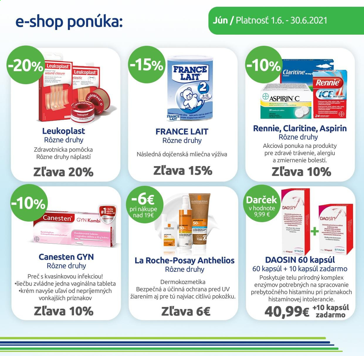 Leták BENU Lekáreň - 1.6.2021 - 30.6.2021. Strana 3