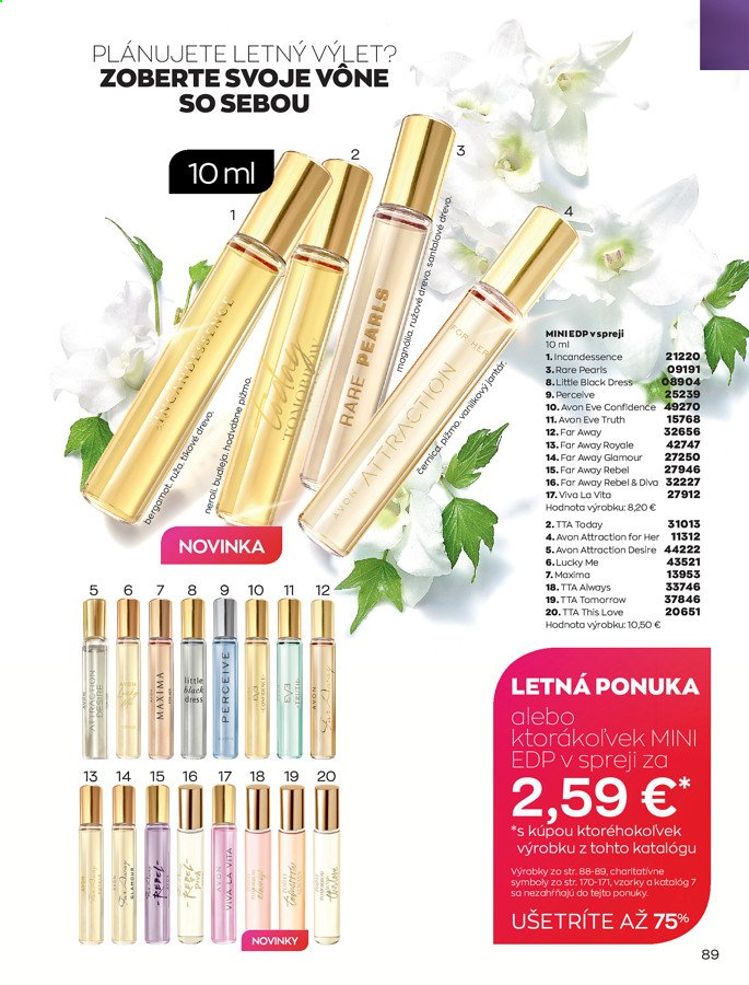 Leták Avon - 1.6.2021 - 30.6.2021. Strana 99