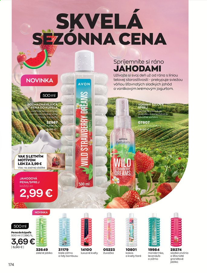 Leták Avon - 1.6.2021 - 30.6.2021. Strana 184