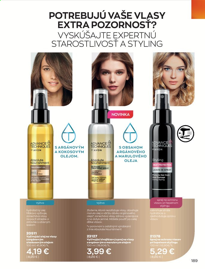 Leták Avon - 1.6.2021 - 30.6.2021. Strana 199
