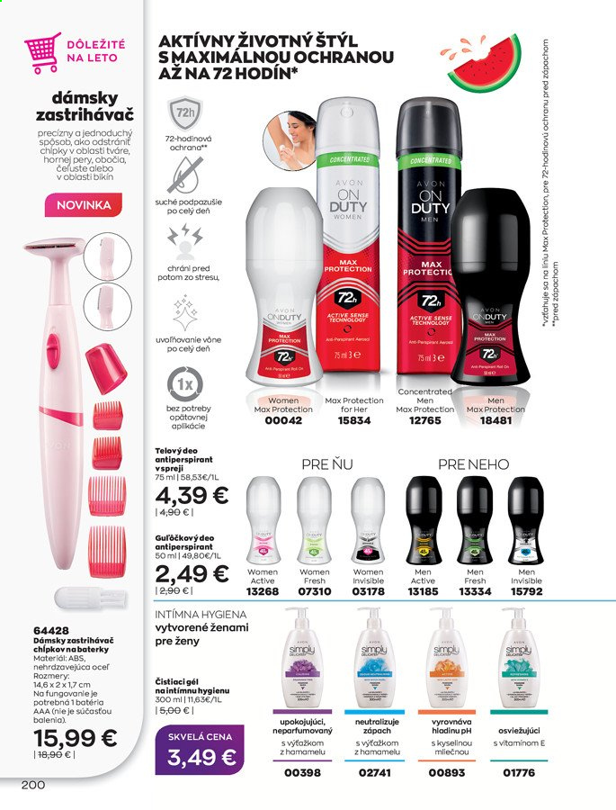 Leták Avon - 1.6.2021 - 30.6.2021. Strana 210