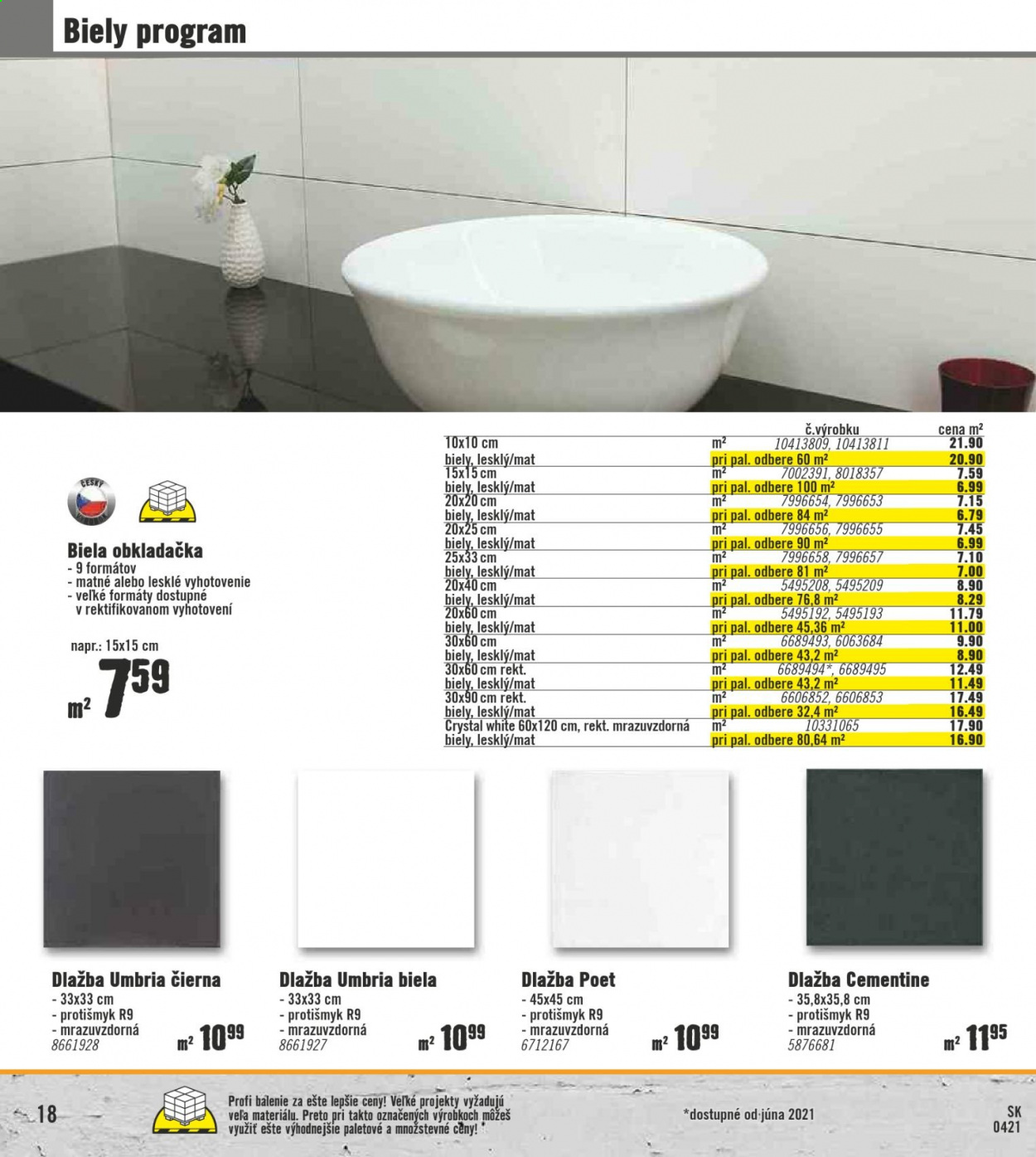 Leták Hornbach - 14.5.2021 - 14.8.2021. Strana 18