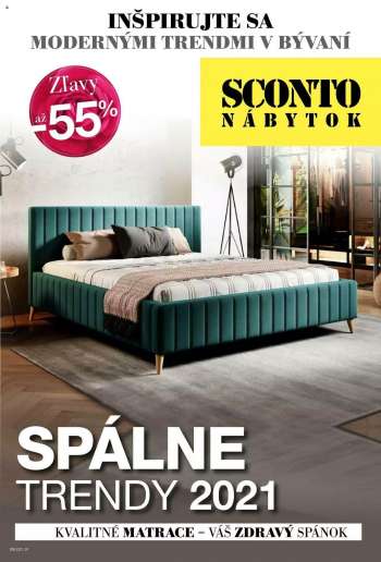 Leták Sconto nábytok.